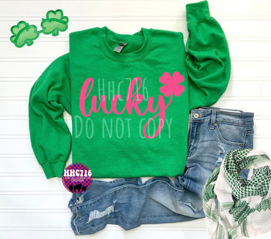Lucky Pink Shamrock