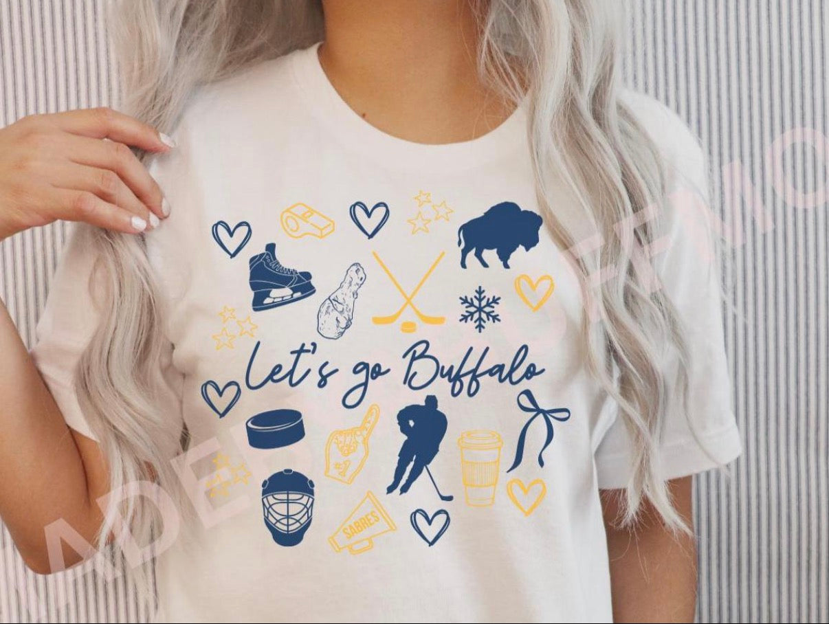 Buffalo Hockey Doodle