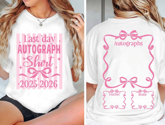 Autograph Shirt With Bow