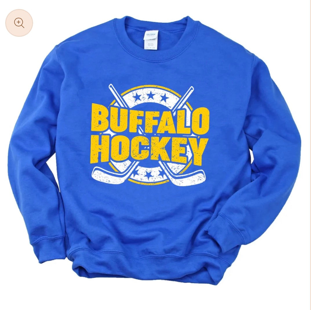 Buffalo Hockey Distressed