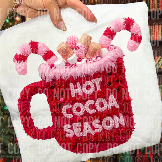Hot Cocoa Season Faux Yarn