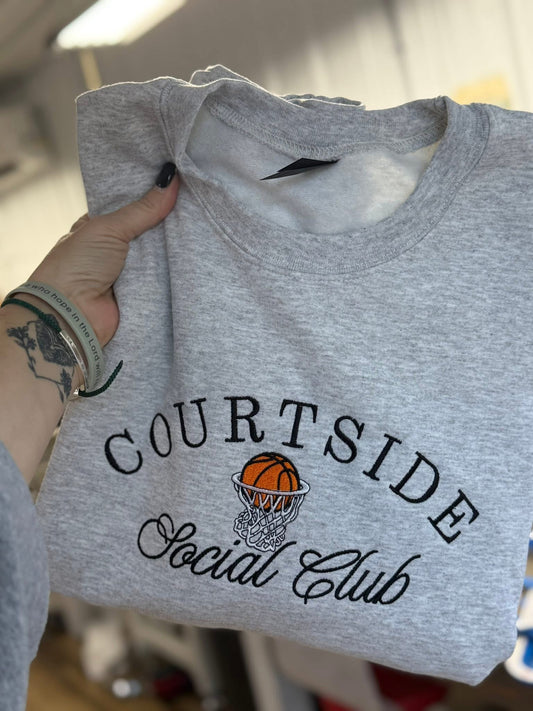 Court Side Social Club Embroidered