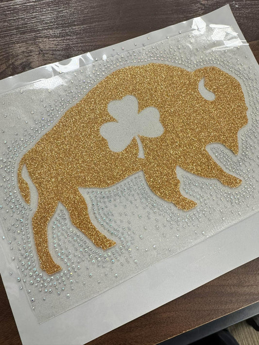 Gold Sparkle Buffalo