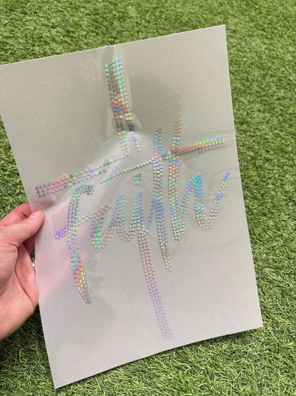 Faith Cross Sparkle