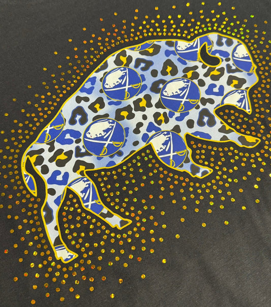 Buffalo Hockey Print w/sparkle