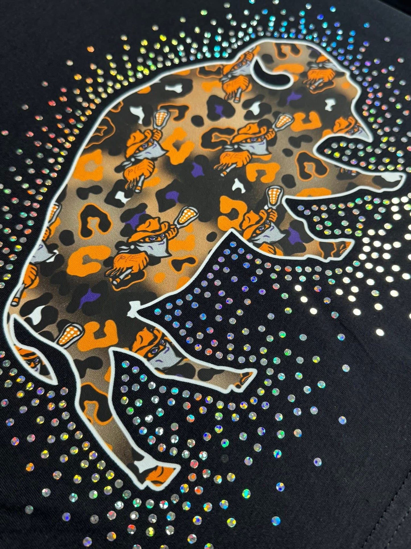 Buffalo Lacrosse Print w/sparkle