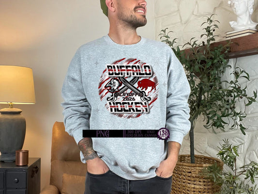 Buffalo Playoffs Circle Red/Black