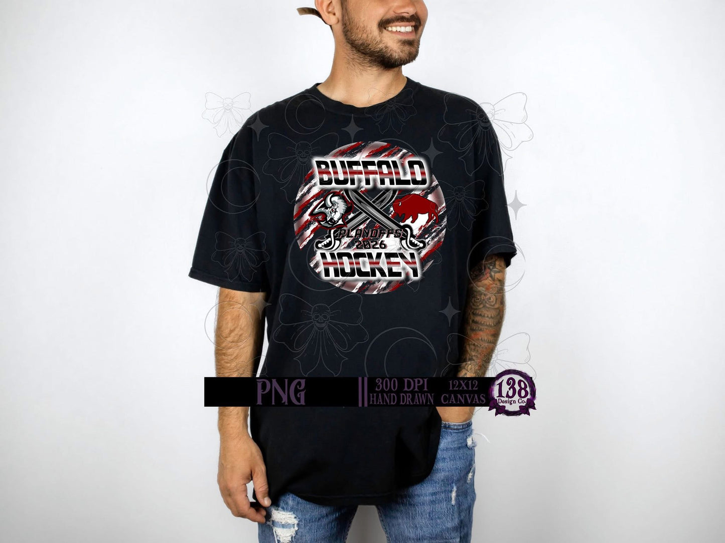 Buffalo Playoffs Circle Red/Black