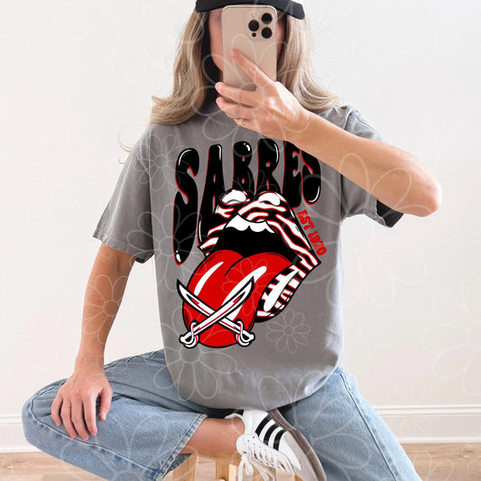 Sabres Tongue R/B
