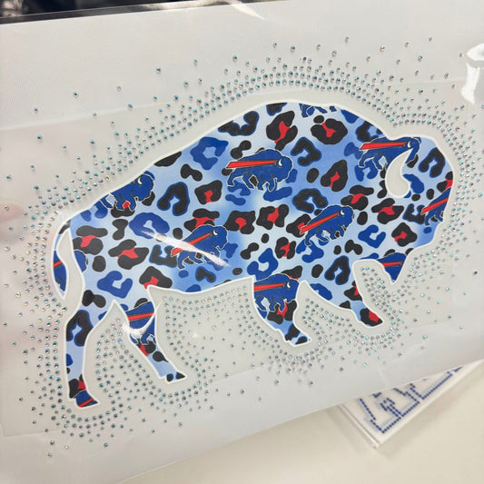 Leopard Buffalo With Rhinestone