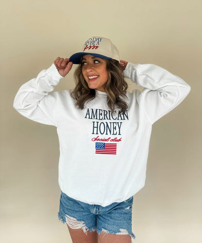 American Honey Embroidered