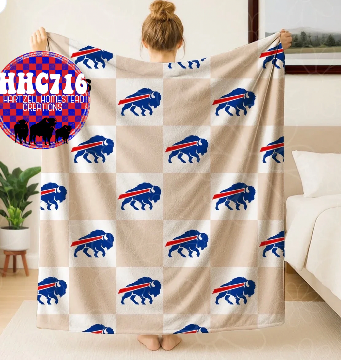 Buffalo All Over Blanket