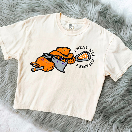 3 Peat Logo Cropped Tee
