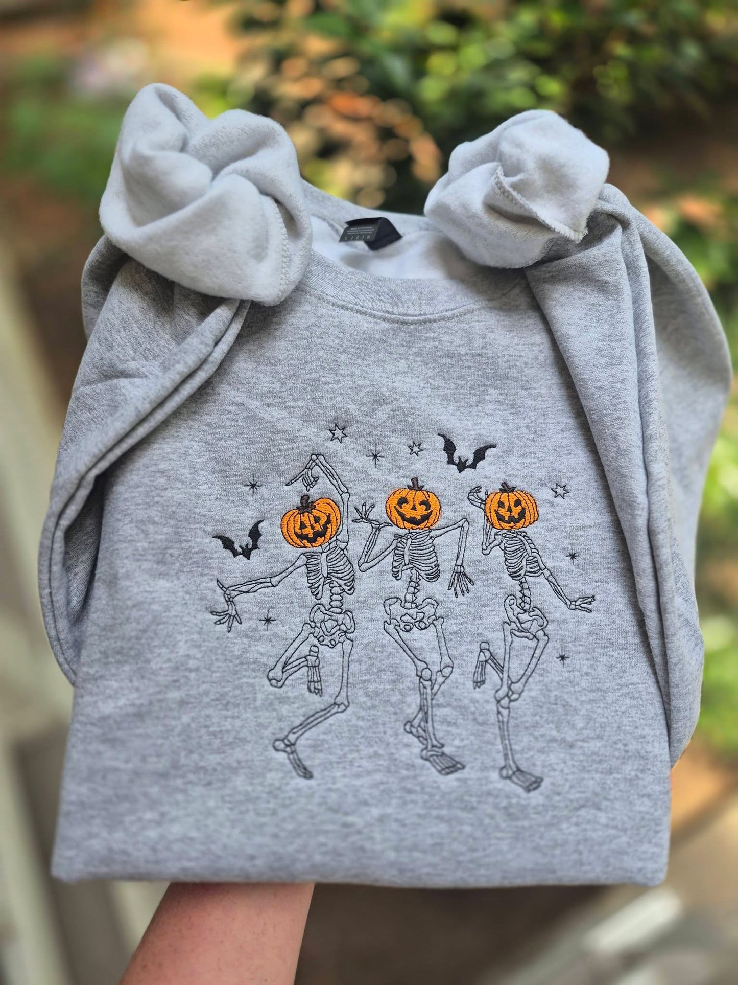 Spooky Skellies Embroidered