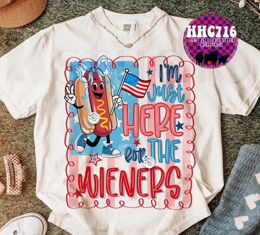 Here for the wieners