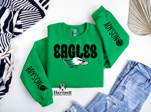 Eagles w/kids names