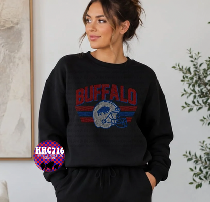 Buffalo With Helmet Rhinestone