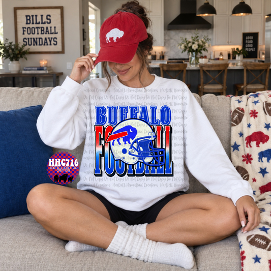 Buffalo Football Gradient