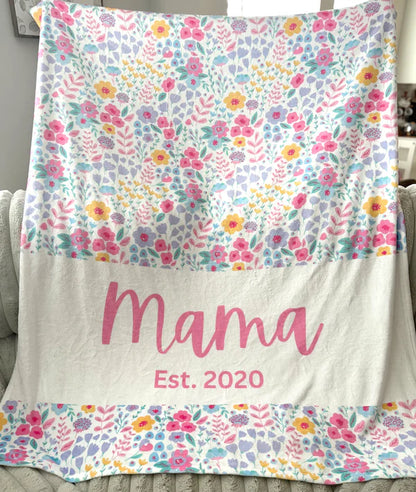 Spring Floral Blanket
