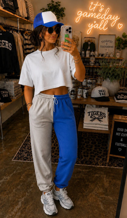Split Color Joggers