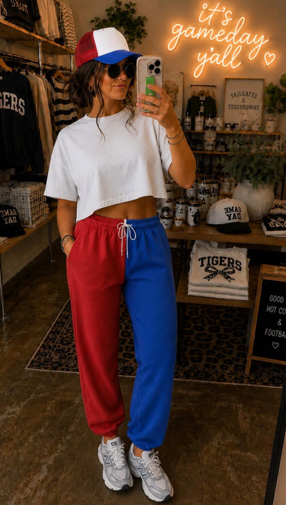 Split Color Joggers