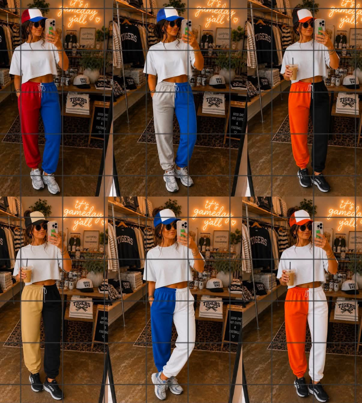 Split Color Joggers