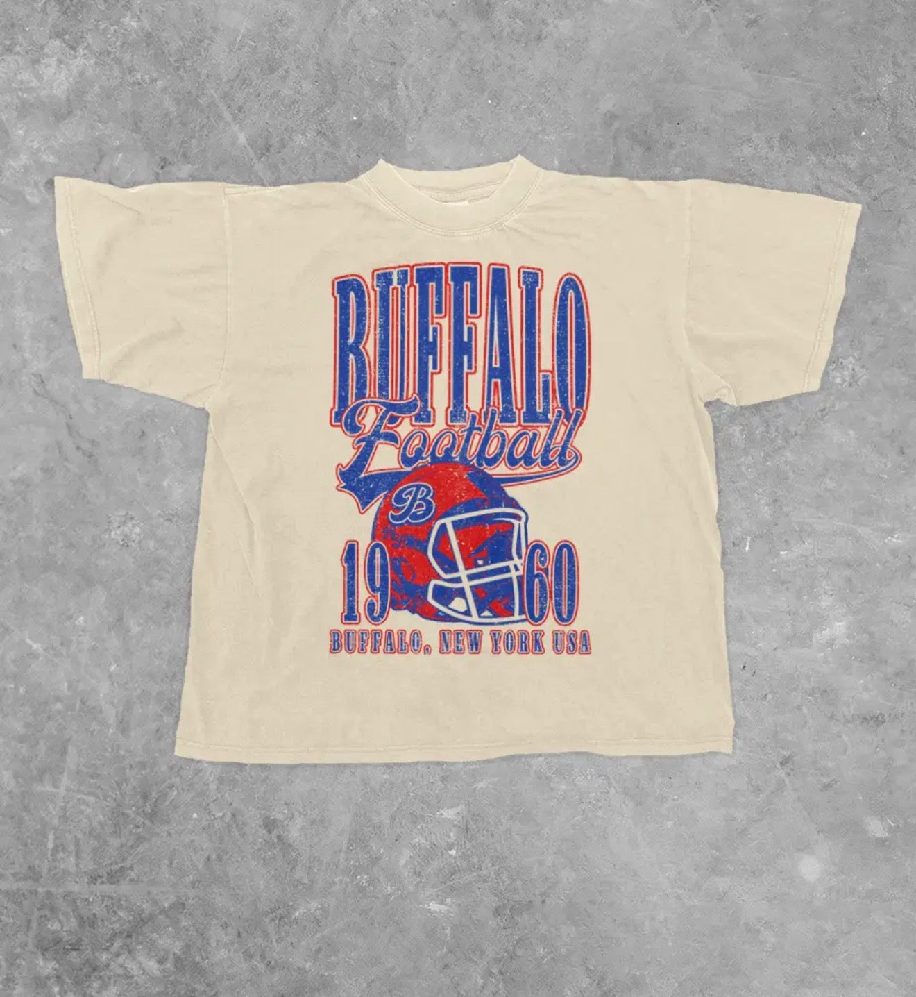 Buffalo Football Vintage Style
