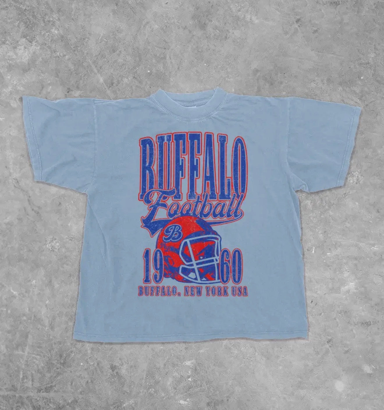 Buffalo Football Vintage Style