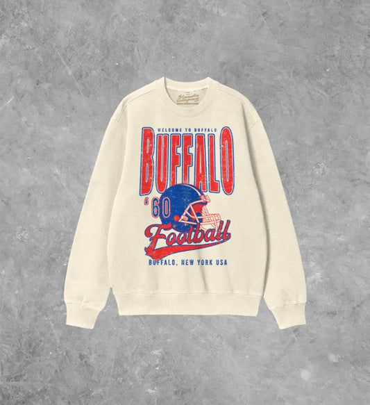 Buffalo Football Vintage Style
