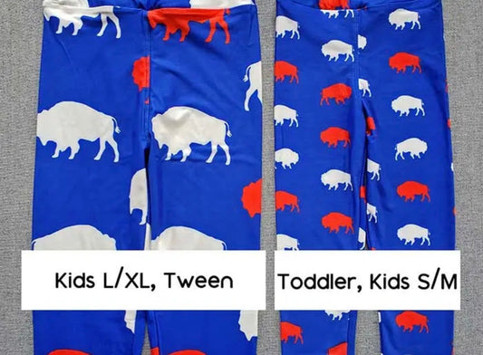 Buffalo All Over Print Leggings YOUTH