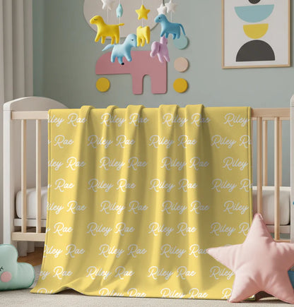 Repeating Name Blanket