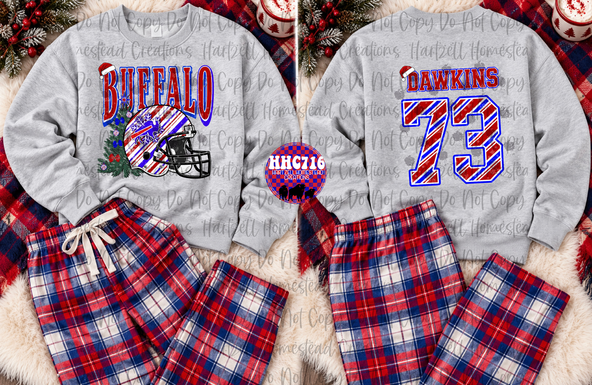 Buffalo Striped Christmas