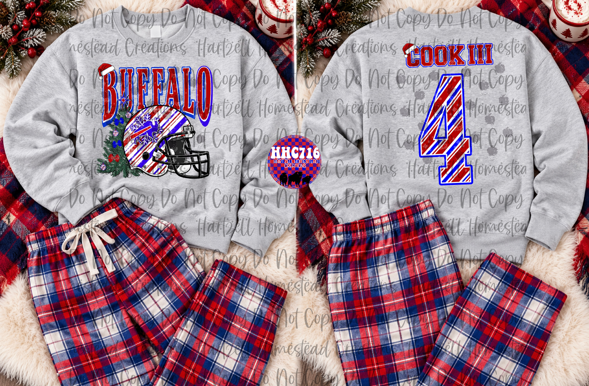 Buffalo Striped Christmas