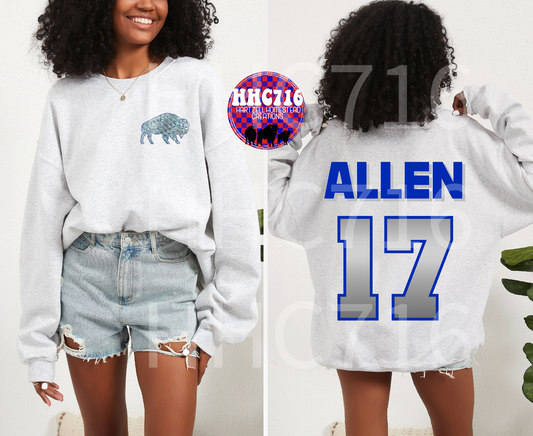 Cold Front Buffalo Player (Any Number) or Buffalo